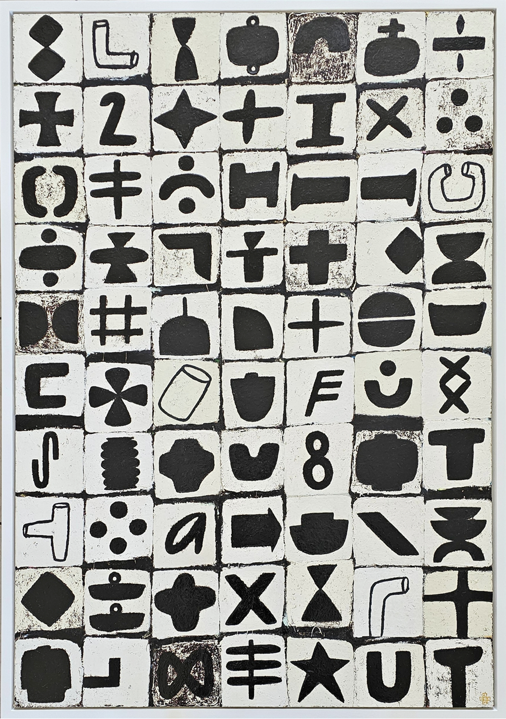 Word and Deed. Original painting Cam Munroe Shift into neutral exhibition