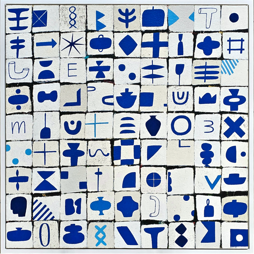 Out of the Clear Blue Sky Cam Munroe original painting