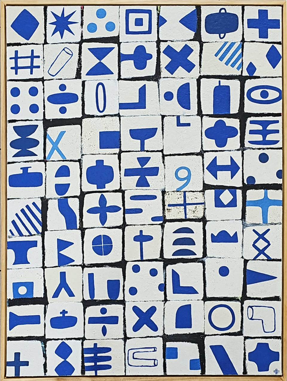 True Blue original painting Cam Munroe