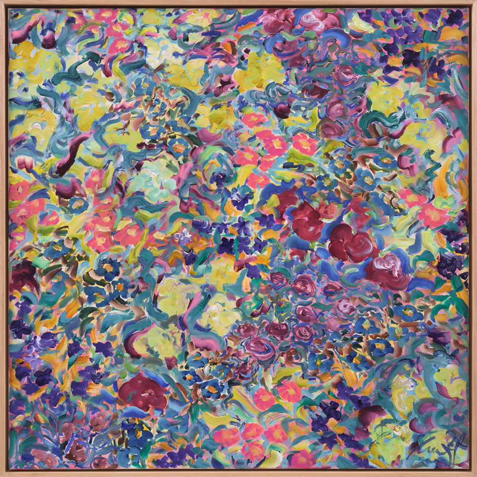 Carmel van der Hoeven | Pretty Brutal Solo Exhibition | Afterglow | Turua Gallery | Original Painting | Floral 