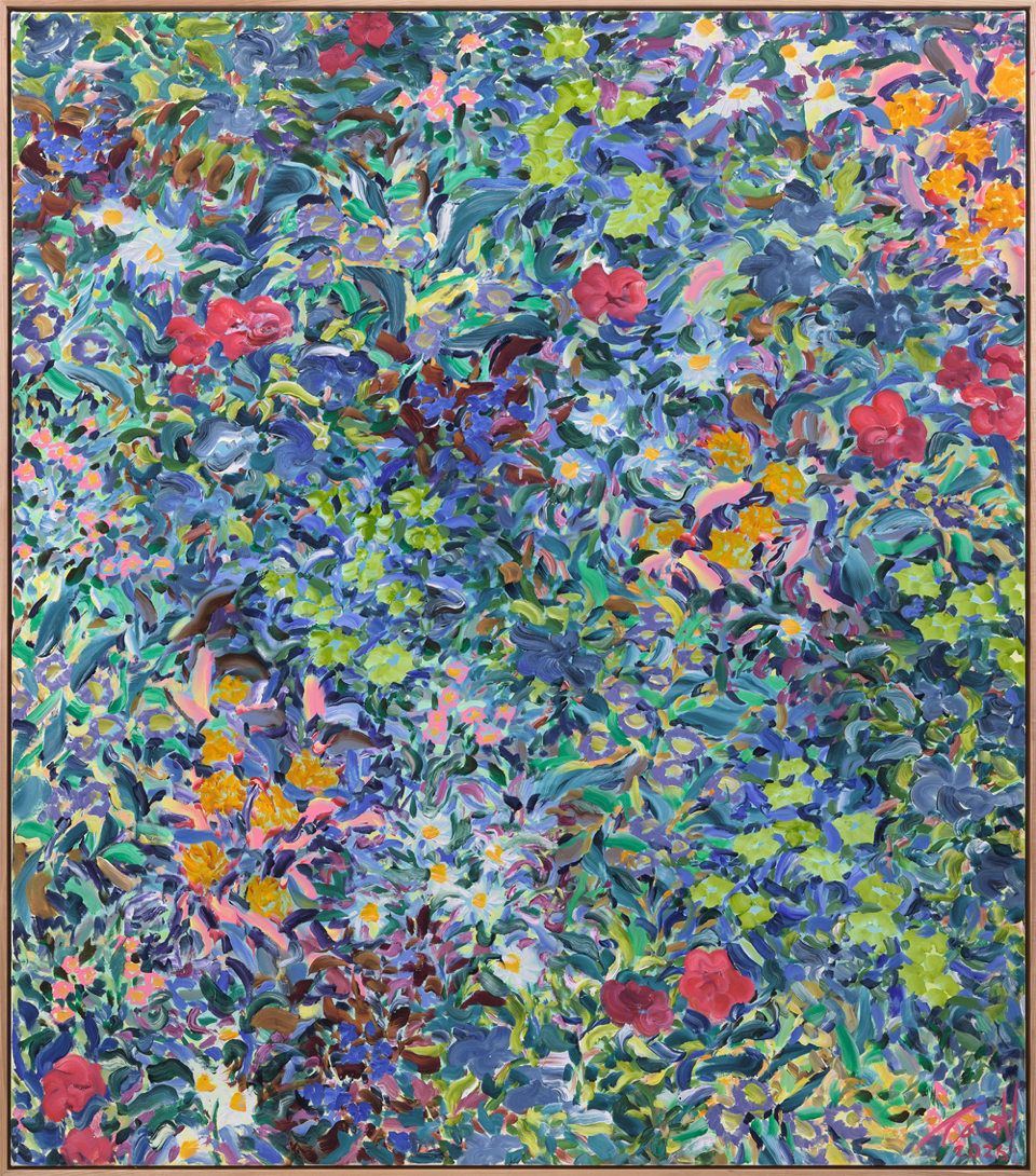 Carmel van der Hoeven | Pretty Brutal Solo Exhibition | All The Ways We Thrive | Turua Gallery | Original Painting | Floral 