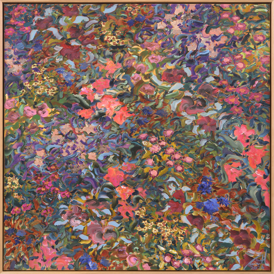 Carmel van der Hoeven | Pretty Brutal Solo Exhibition | Beautiful Erosion | Turua Gallery | Original Painting | Floral 