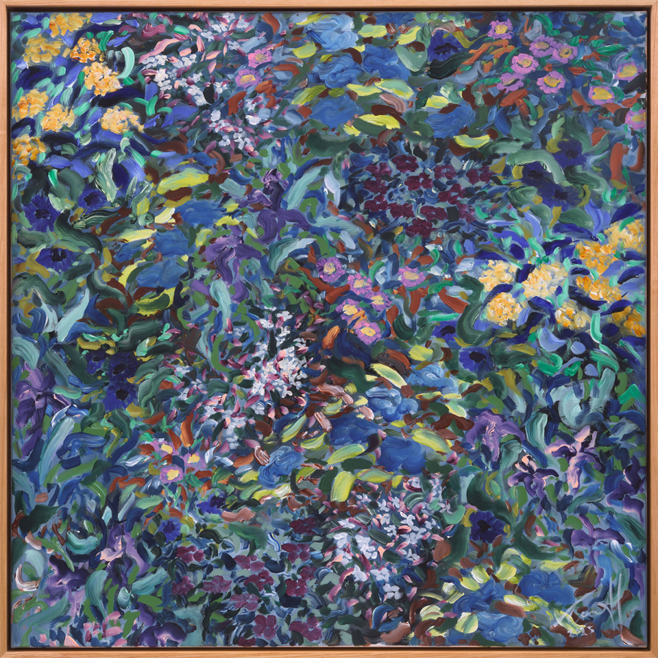 Carmel van der Hoeven | Pretty Brutal Solo Exhibition | Conditions of Growth | Turua Gallery | Original Painting | Floral 