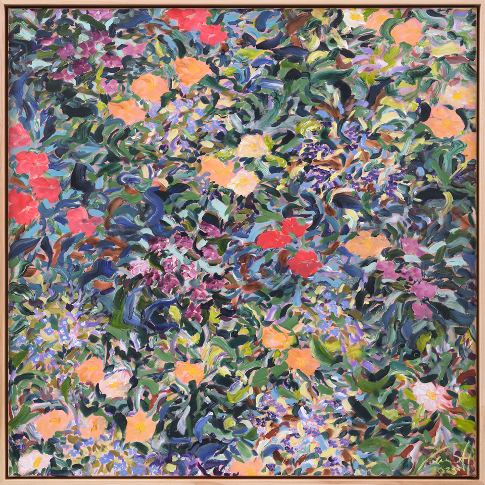 Carmel van der Hoeven | Pretty Brutal Solo Exhibition | Finale | Turua Gallery | Original Painting | Floral 