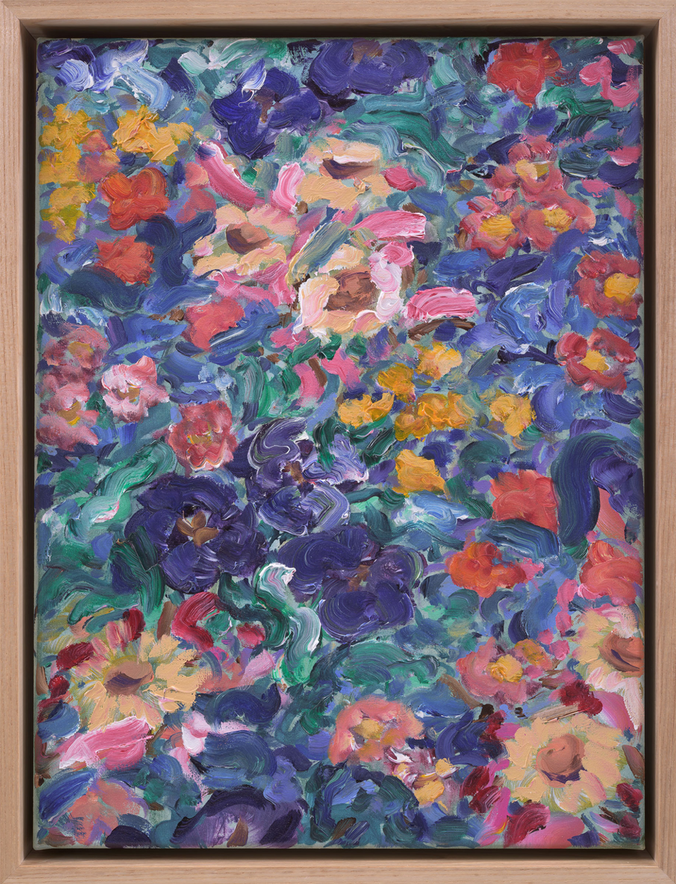 Carmel van der Hoeven | Pretty Brutal Solo Exhibition | Petite 1 | Turua Gallery | Original Painting | Floral 