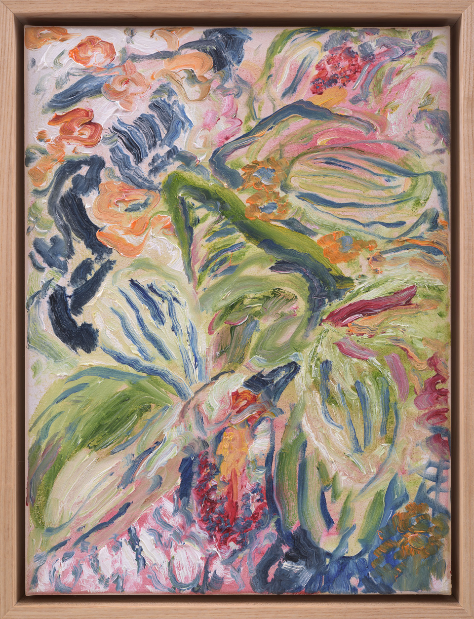 Carmel van der Hoeven | Pretty Brutal Solo Exhibition | Petite 2 | Turua Gallery | Original Painting | Floral 