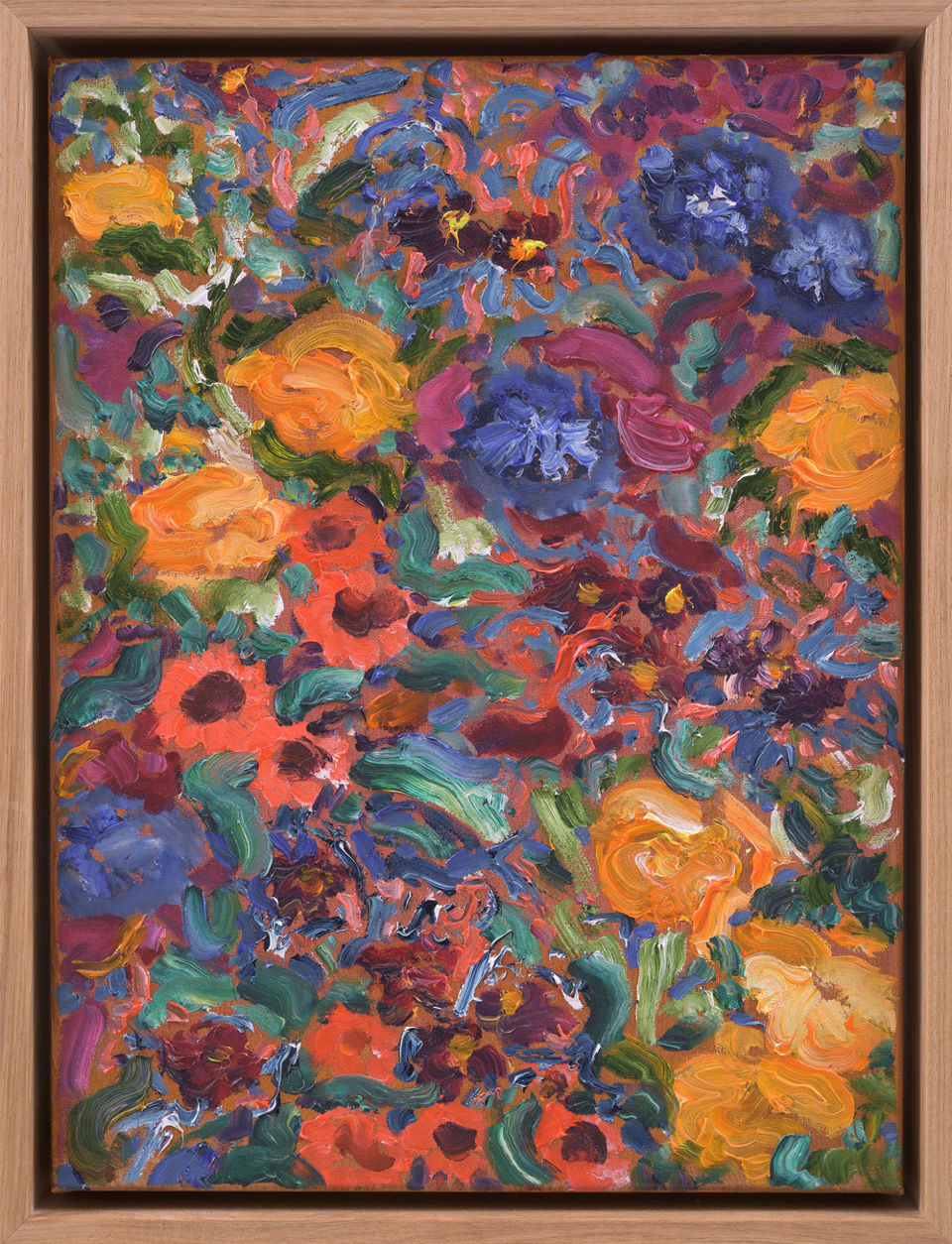 Carmel van der Hoeven | Pretty Brutal Solo Exhibition | Petite 3 | Turua Gallery | Original Painting | Floral 