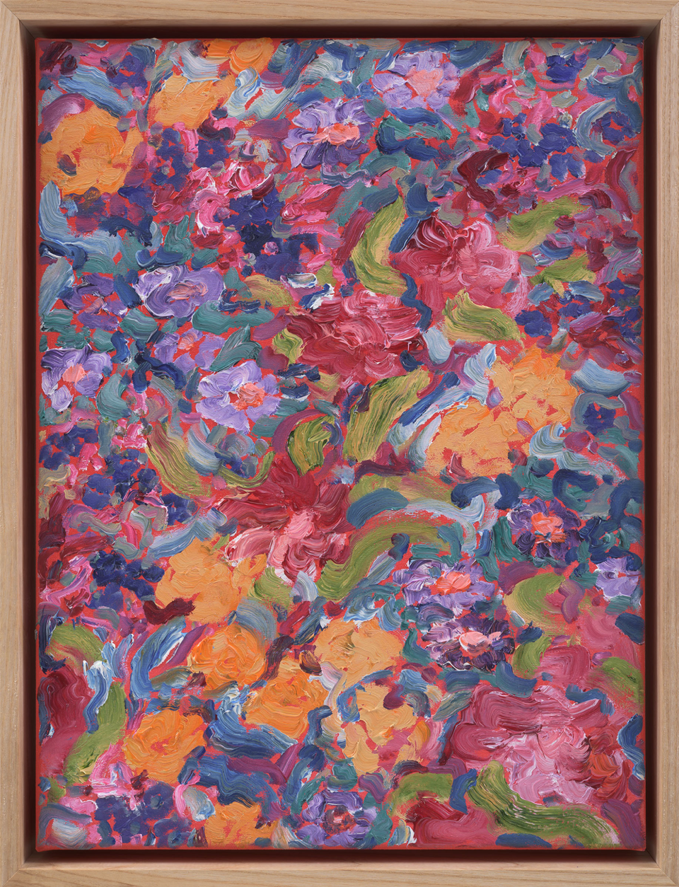 Carmel van der Hoeven | Pretty Brutal Solo Exhibition | Petite 5 | Turua Gallery | Original Painting | Floral 