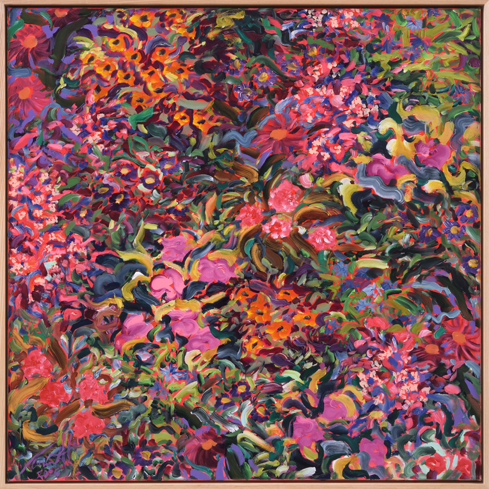 Carmel van der Hoeven | Pretty Brutal Solo Exhibition | Pretty Brutal | Turua Gallery | Original Painting | Floral 