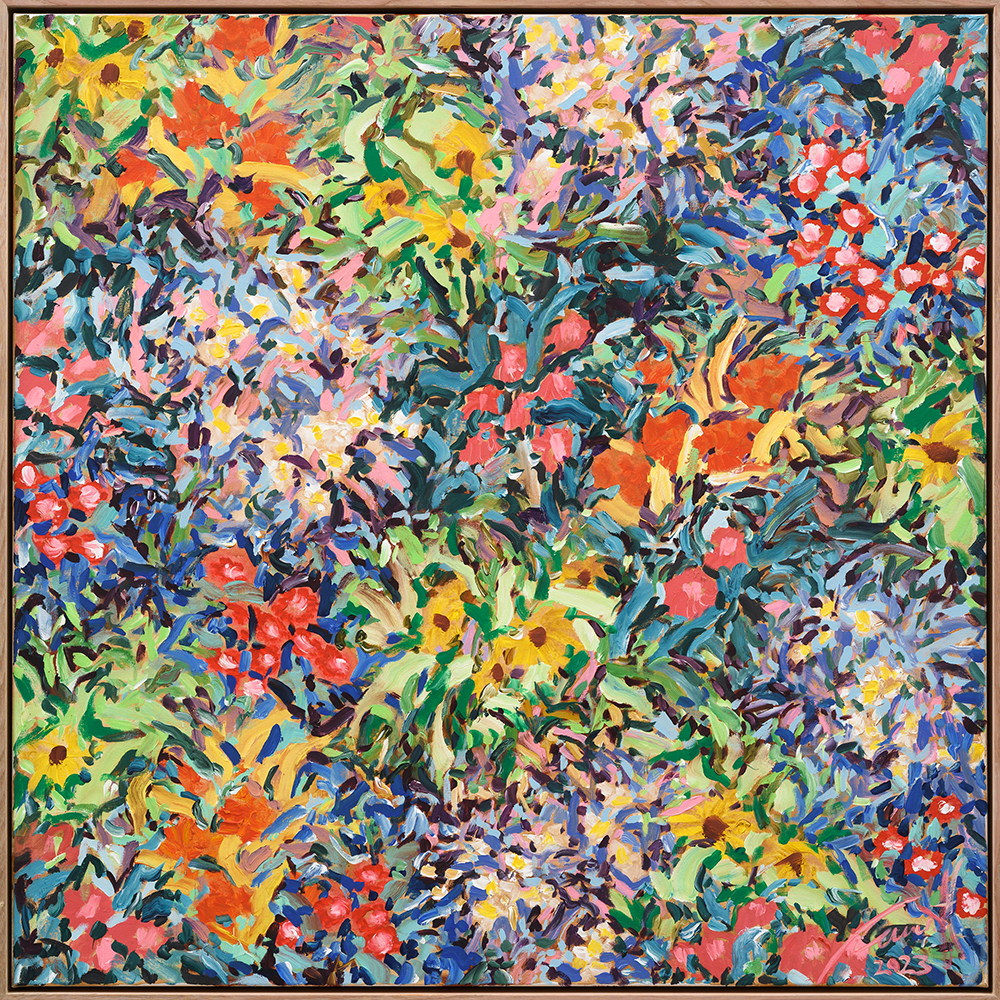 Folding Flowers, Sweet Thing exhibition, painting, Carmel van der Hoeven