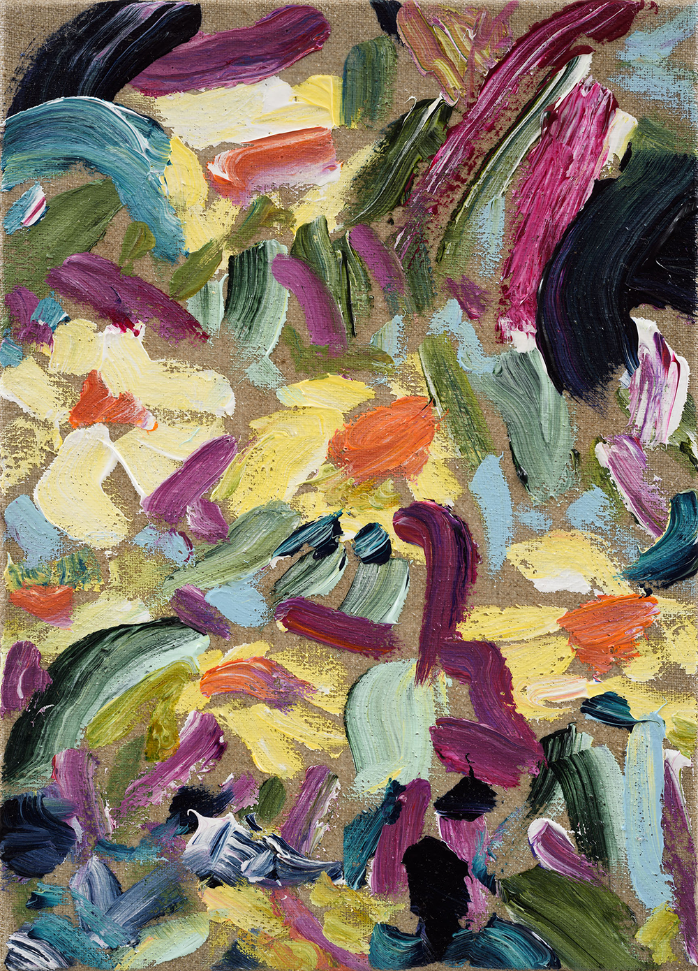 Mini Floral III (2023) Painting, Sweet Thing exhibition Carmel van der Hoeven