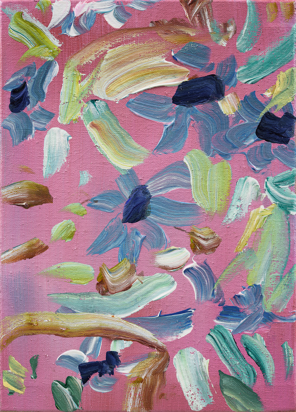 Mini Floral VI (2023) Painting Sweet Thing exhibition, Carmel van der Hoeven