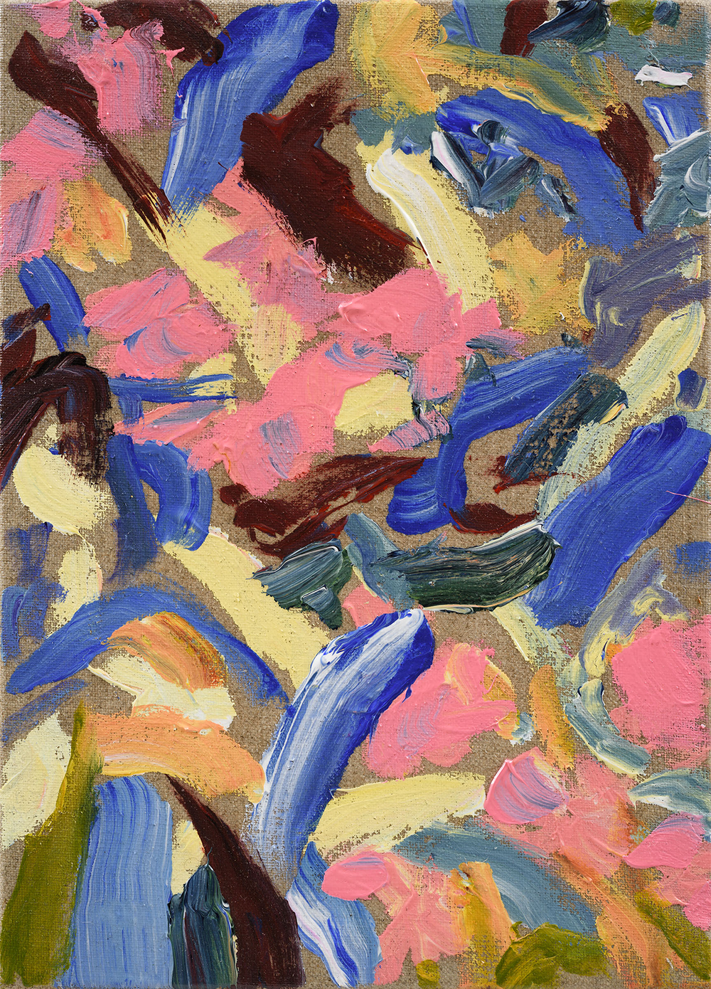 Mini Floral VII (2023) Painting, Sweet Thing exhibition Carmel van der Hoeven