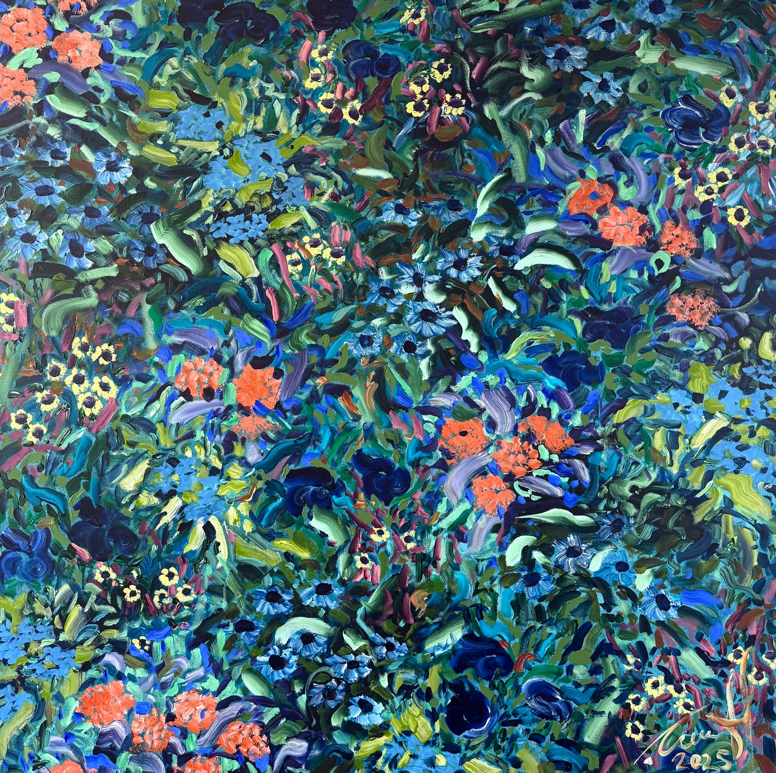 Let Me Live Carmel Van Der Hoeven original floral painting