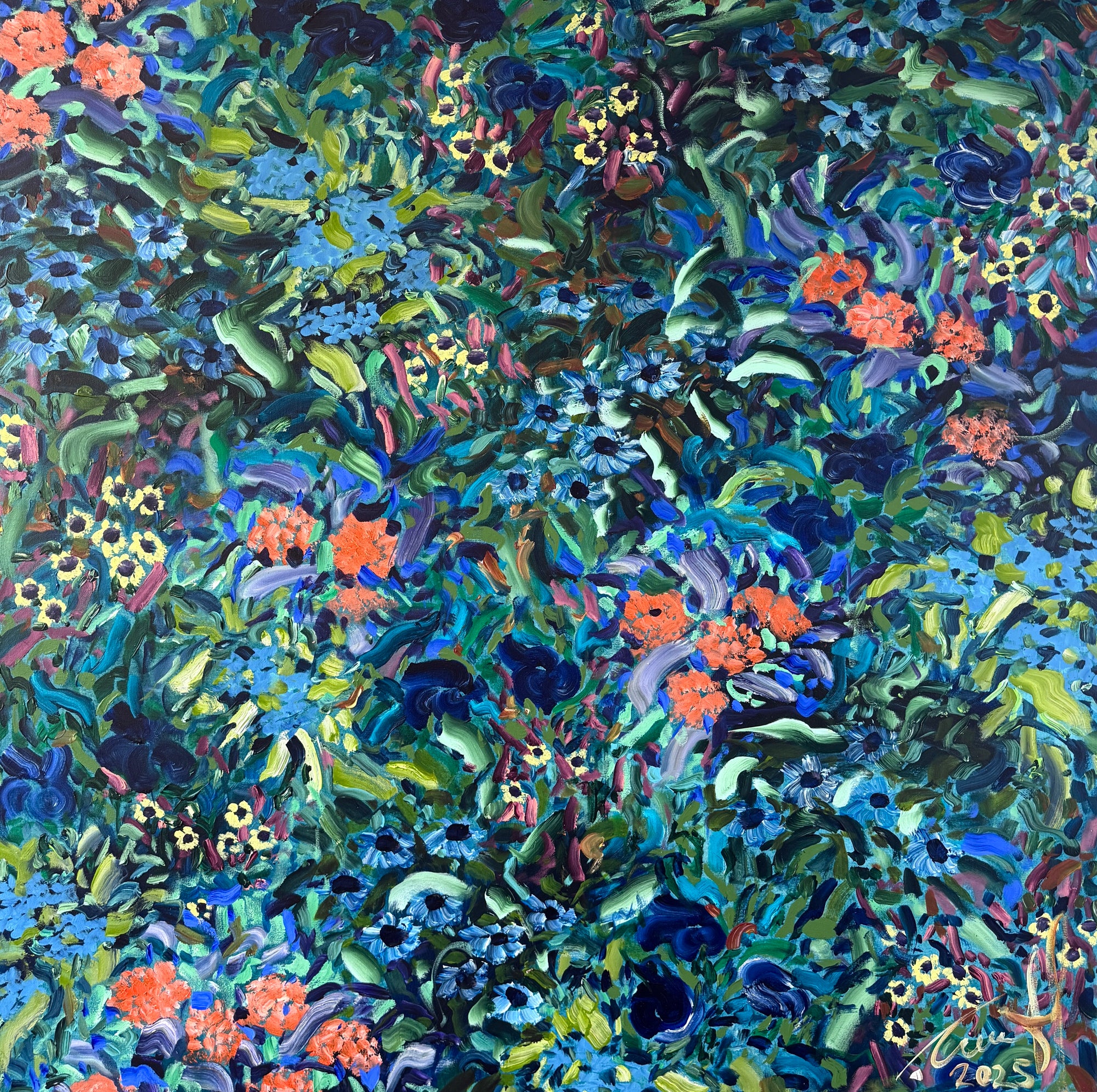 Let Me Live Carmel Van Der Hoeven original floral painting