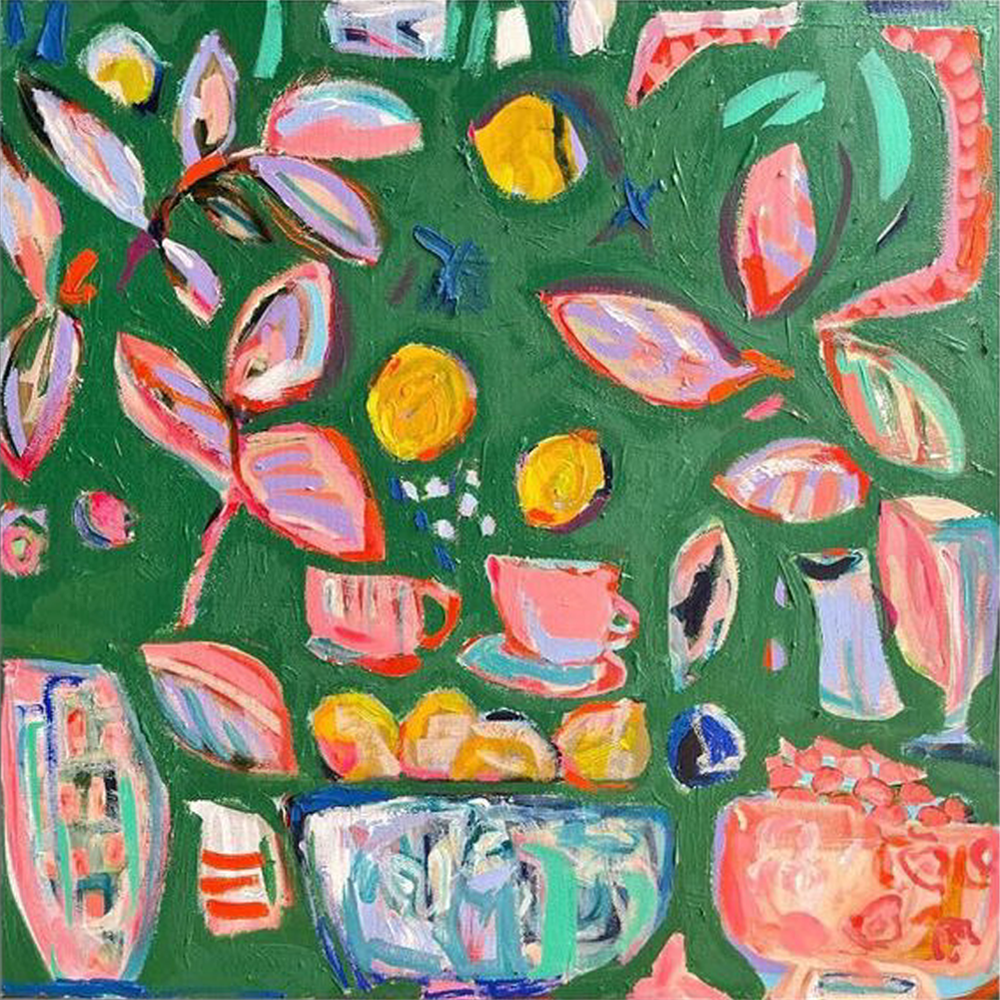 My Table painting by Carrie Broomhall