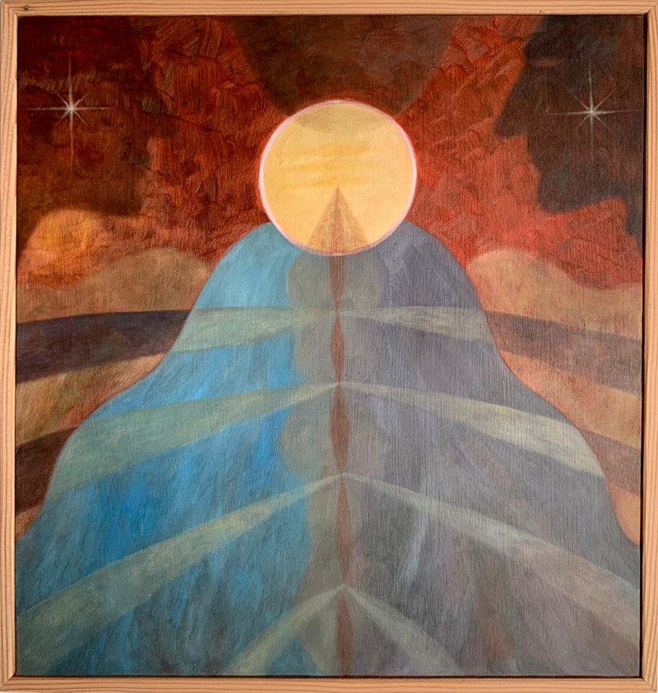 The Universe Is Living Charlotte Robertson Oil Painting