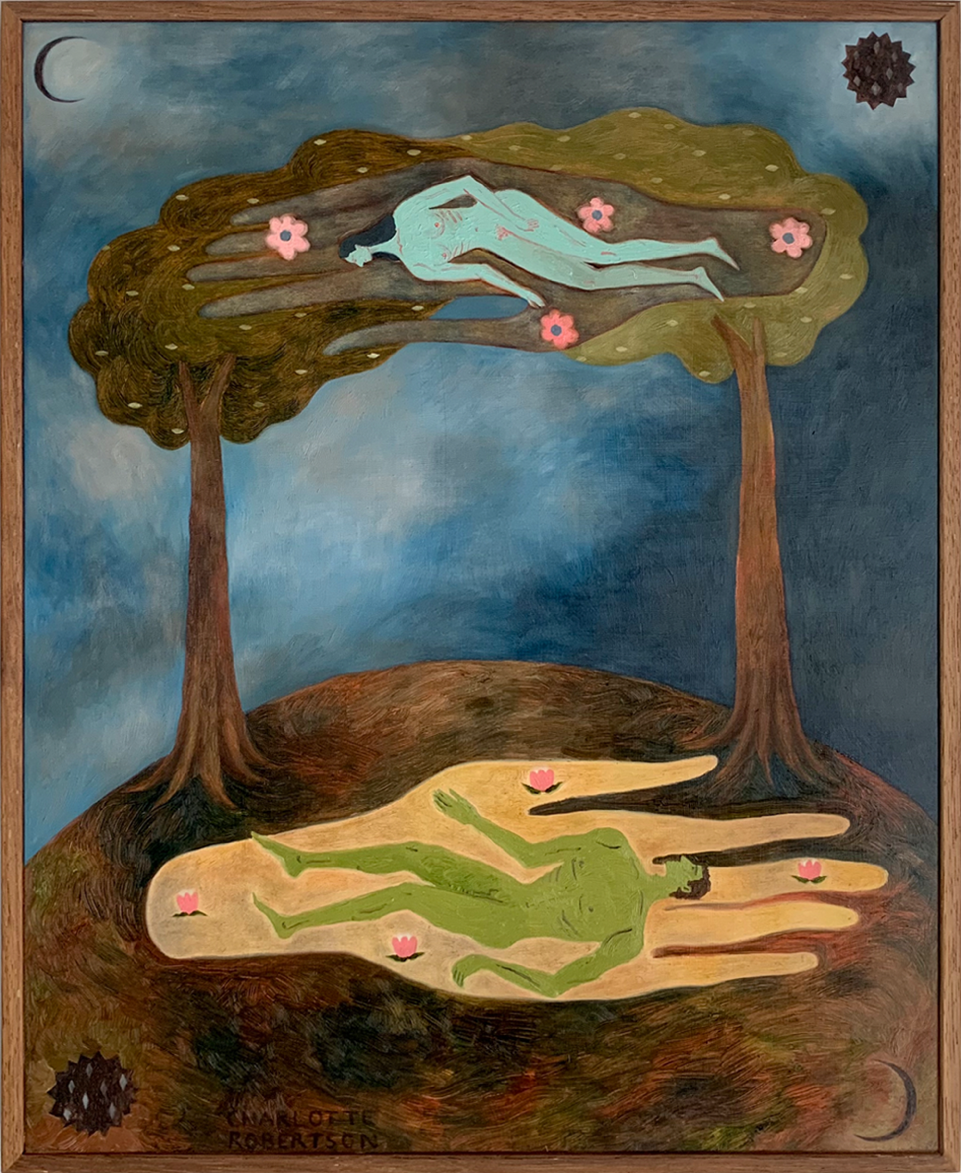 Untitled Charlotte Robertson Oil Painting