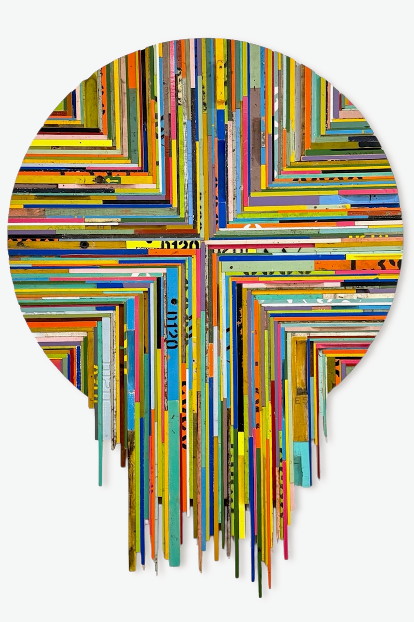 Monaco Recycled beehive sculpture Claudia Aalderink