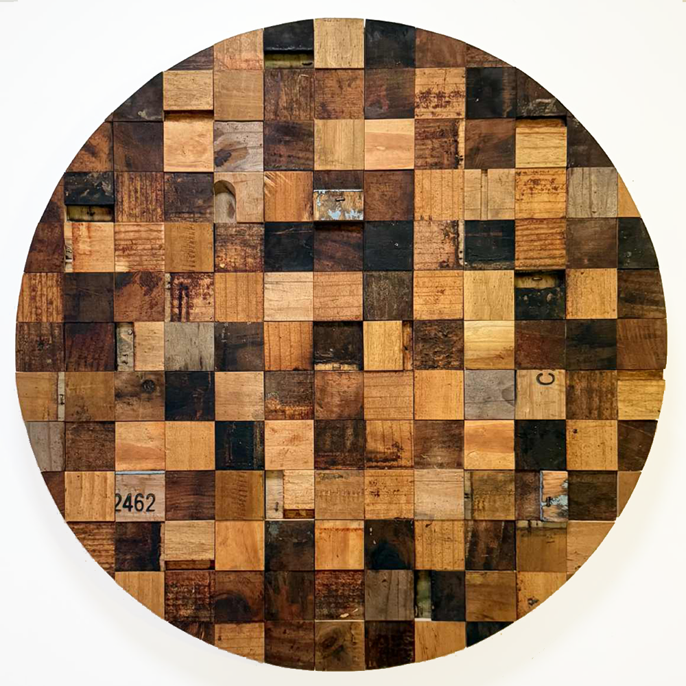 Chestnut Recycled Beehives Claudia Aalderink Shift into Neutral exhibition