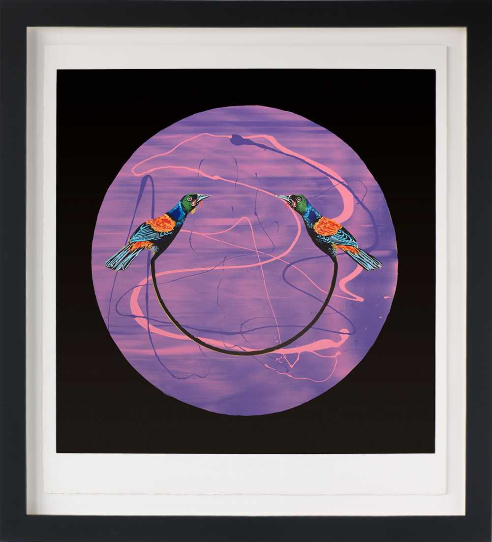 In Two Minds Purple Haze Single Edition Print | Sam Leitch | Contemporary Creations of Colour