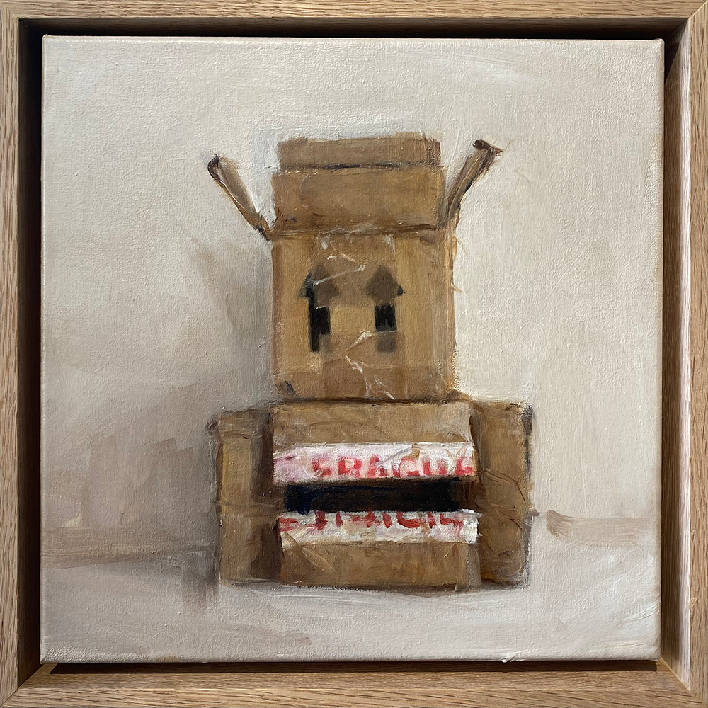 Dean Wallace | Last Delivery | Oil on Canvas | Original Painting | Fragile World Series | Turua Gallery