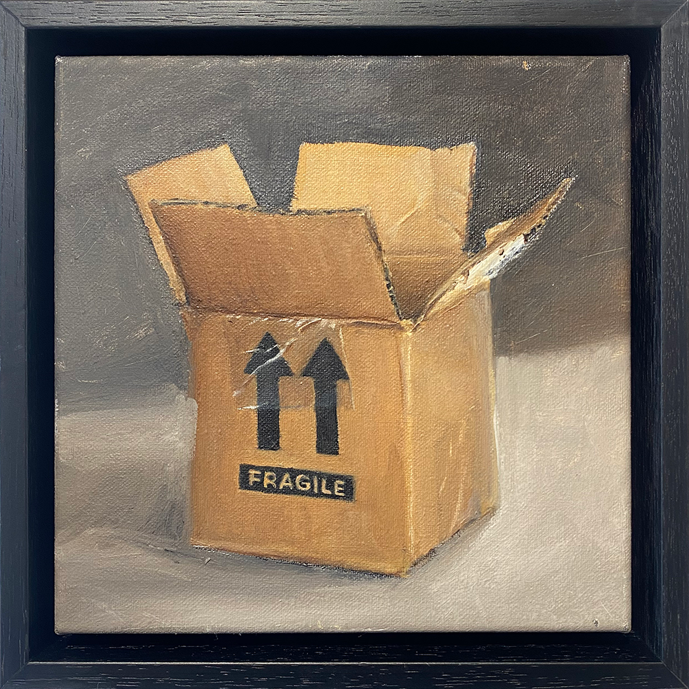Dean Wallace | Little Way Up | Fragile World Series | Oil on Canvas | Painting | Turua Gallery