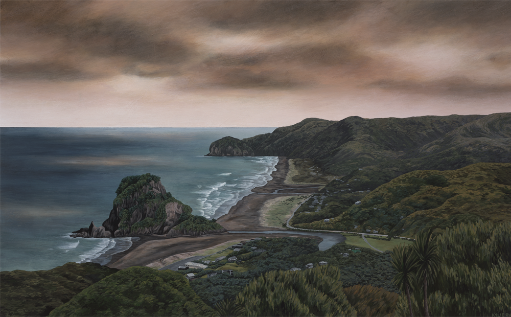 A Moment in Time - Piha Kylie Rusk original painting