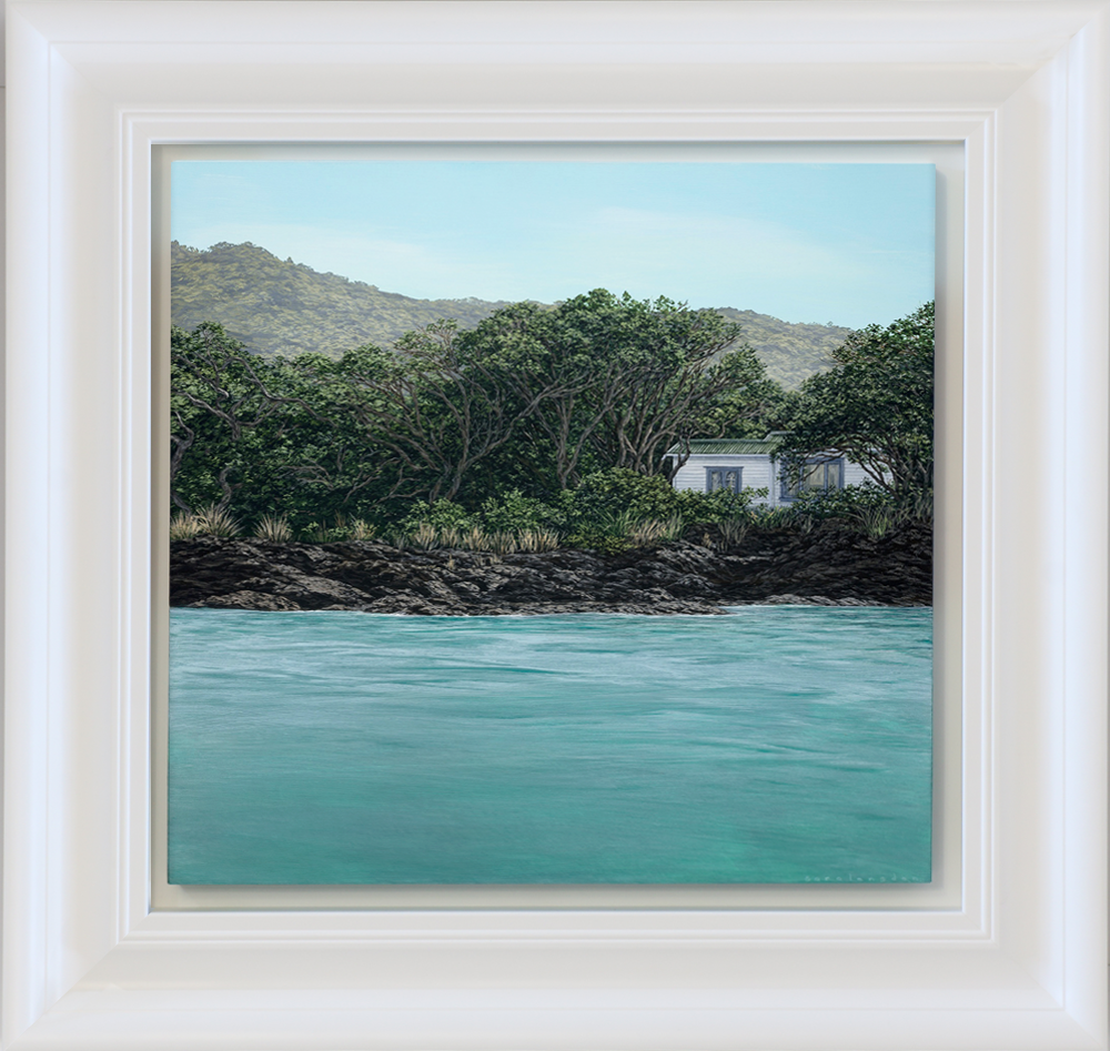 Rangitoto Bach #19 Sara Langdon Original painting