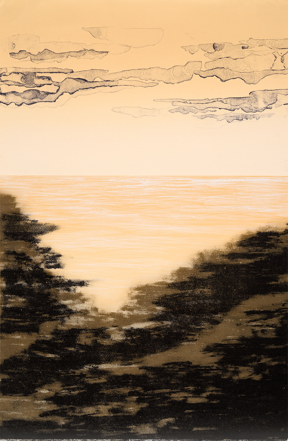 Golden Hour Lithograph | Kylie Rusk | Elements Exhibition