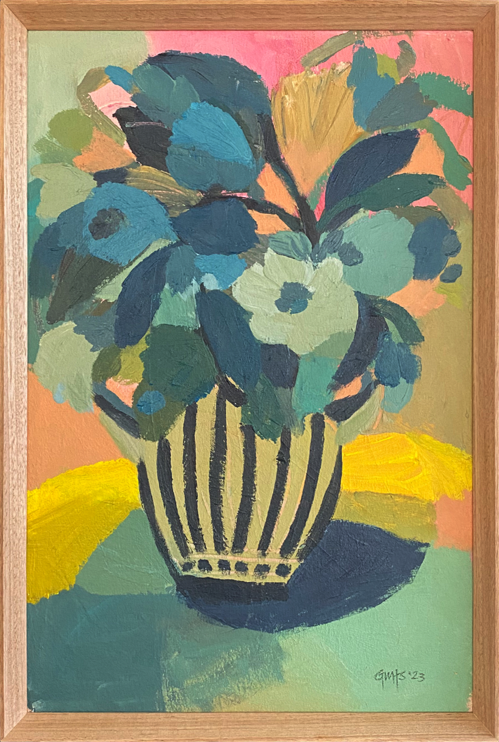 Italian Floral Original painting Hip Hip Hooray exhibition Georgina Hoby Scutt