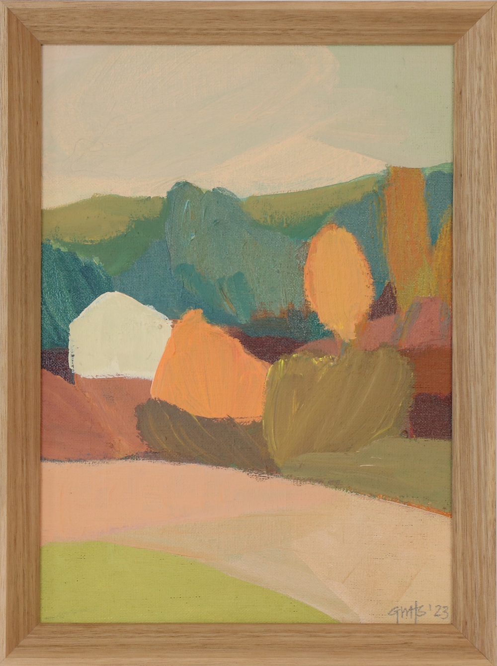 Land Lover Study II | Acrylic on Linen | Georgina Hoby Scutt | Duality Exhibition