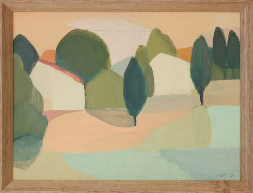 Morning View | Acrylic on Linen | Georgina Hoby Scutt | Duality Exhibition