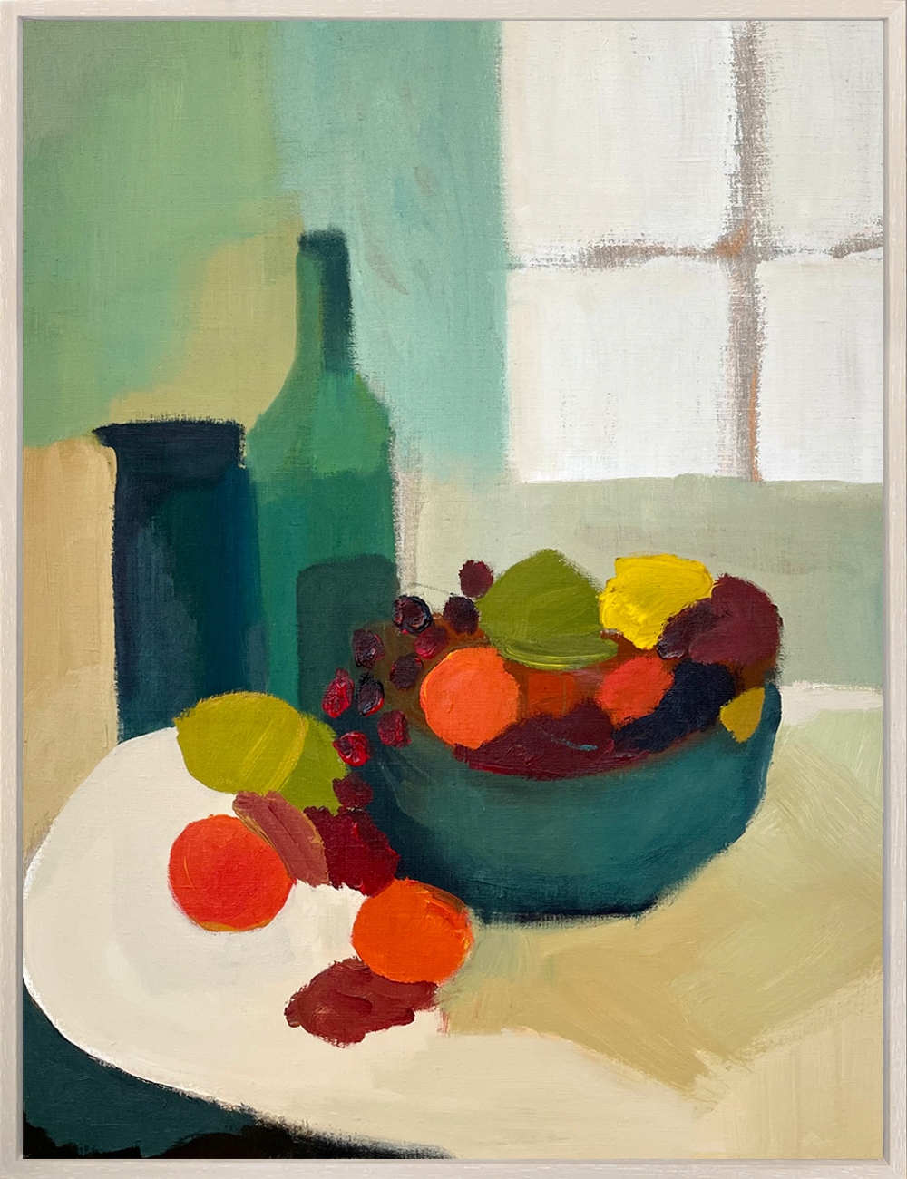 The Abundant Table Original painting Acrylic on linen Where I've Been exhibition Georgina Hoby Scutt