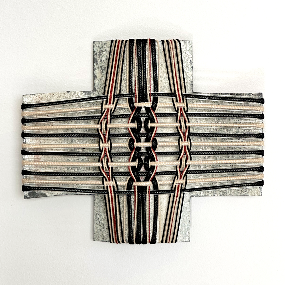 Aotearoa Series - Family Ties 1 Gilly Sheffield Sculpture Corrugated Iron