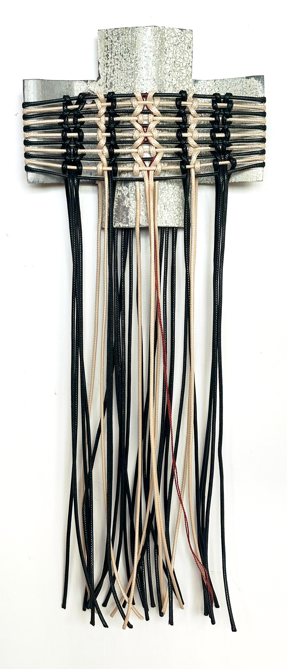 Aotearoa Series - Family Ties Cloak 1 Gilly Sheffield  Corrugated iron Sculpture