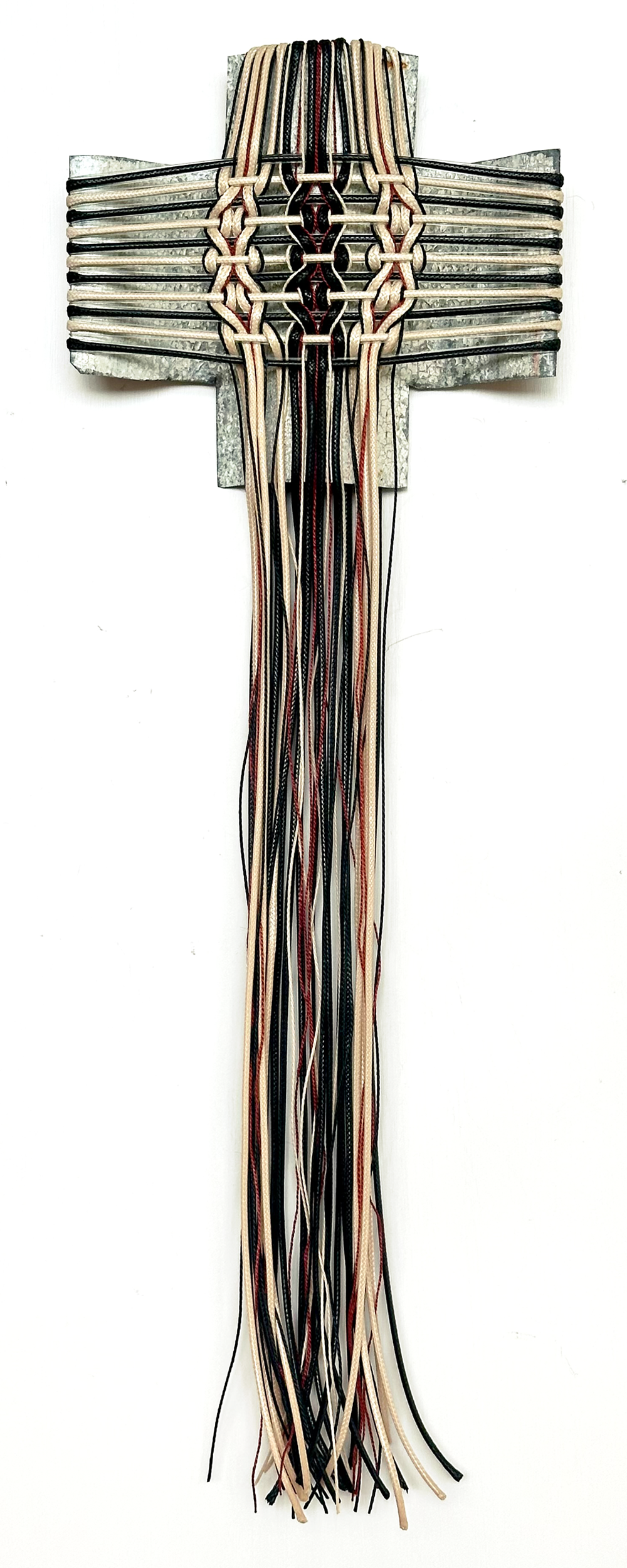 Aotearoa Series - Family Ties River I Gilly Sheffield Corrugated Iron sculpture