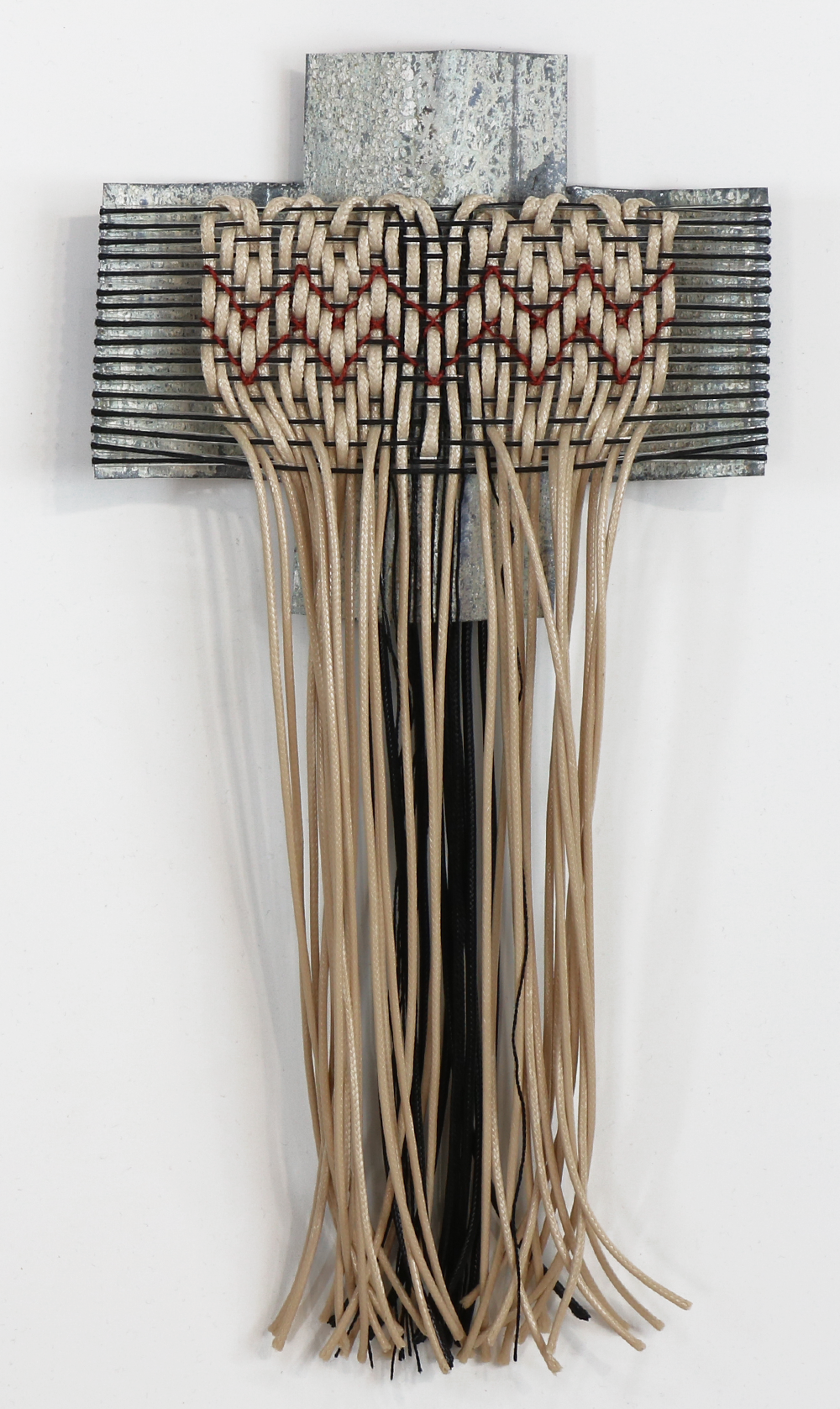 Gilly Sheffield rescued corrugated iron Aotearoa Series Cloak 2