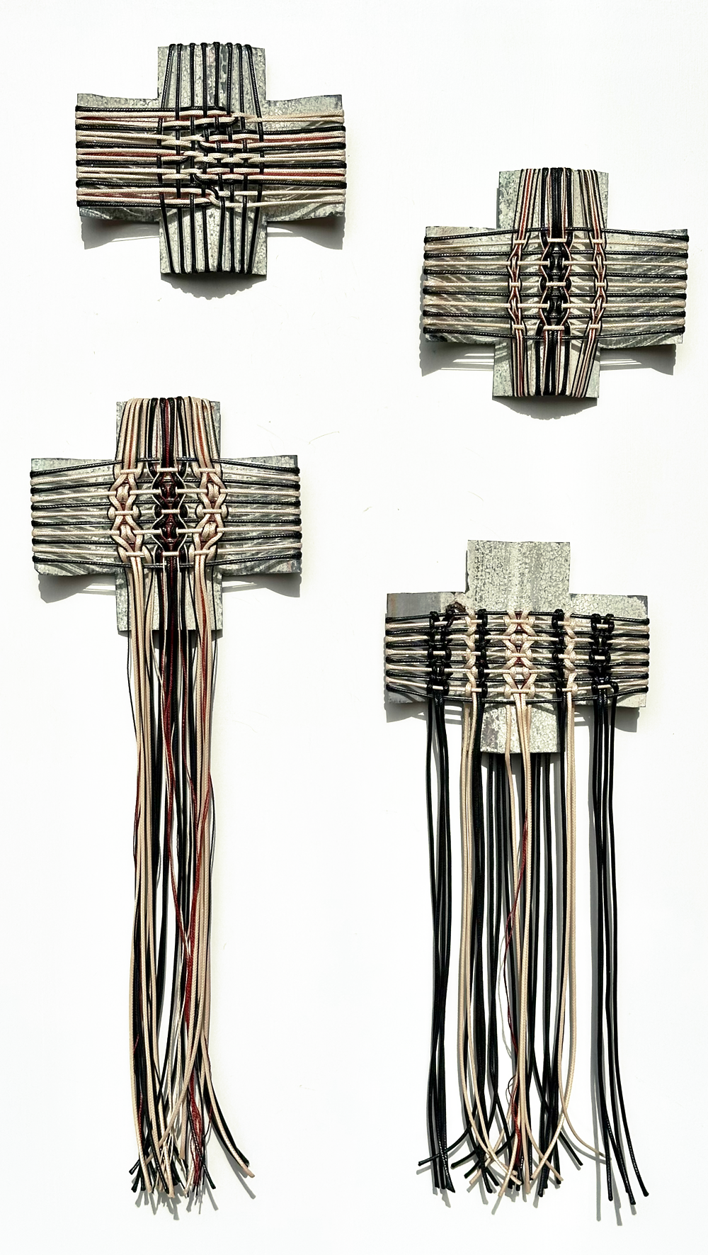 Aotearoa Series - Family Ties Gilly Sheffield  Corrugated iron Sculpture