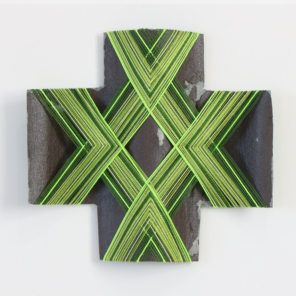 Spring VIII Rescued Corrugated Iron sculpture by Gilly Sheffield 