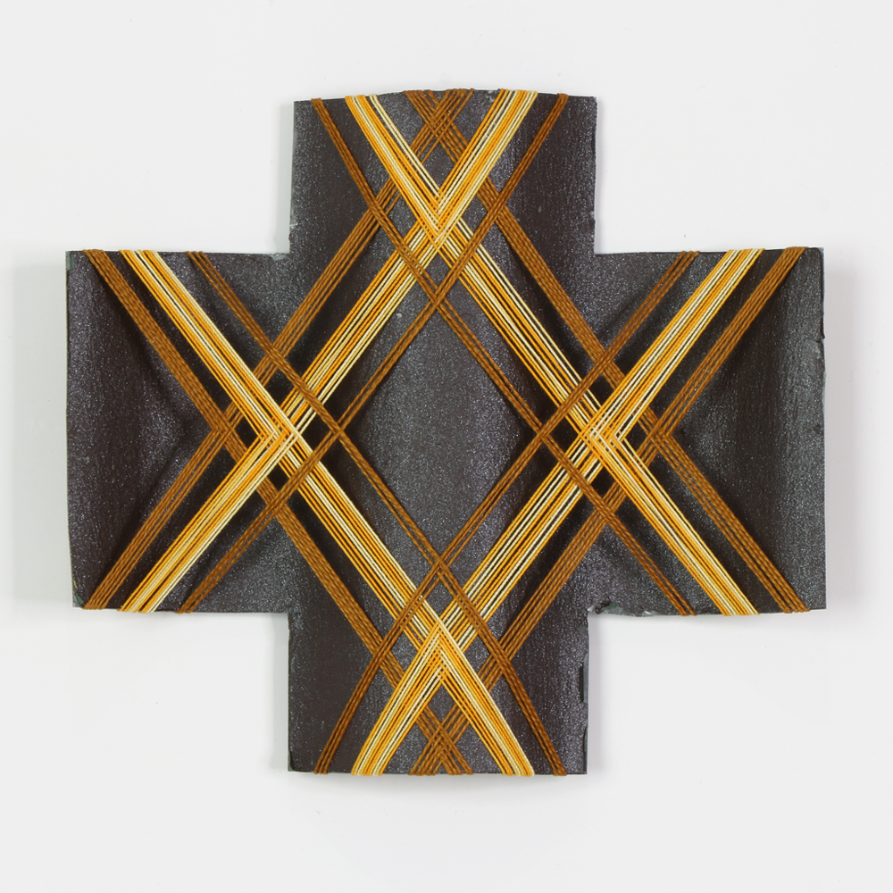 Autumn 9 Corrugated Iron sculpture by Gilly Sheffield 