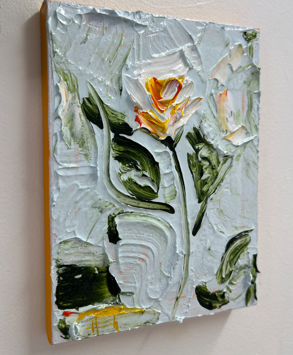 Hannah Jane Memory of a Flower 007 Acrylic and acrylic mediums on canvas