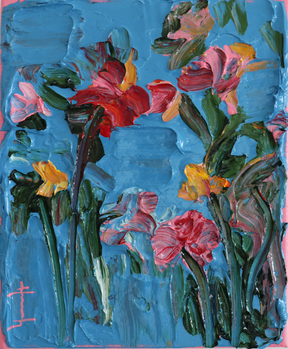 Hannah Jane Memory of a Flower 008 acrylic painting 