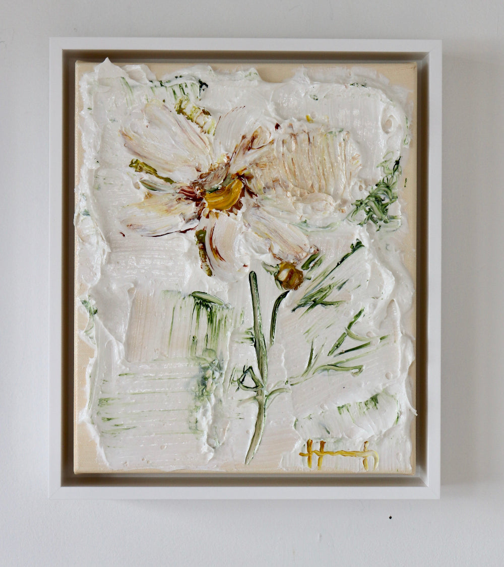 She dreams in flowers. Hannah Jane. Original painting, floral