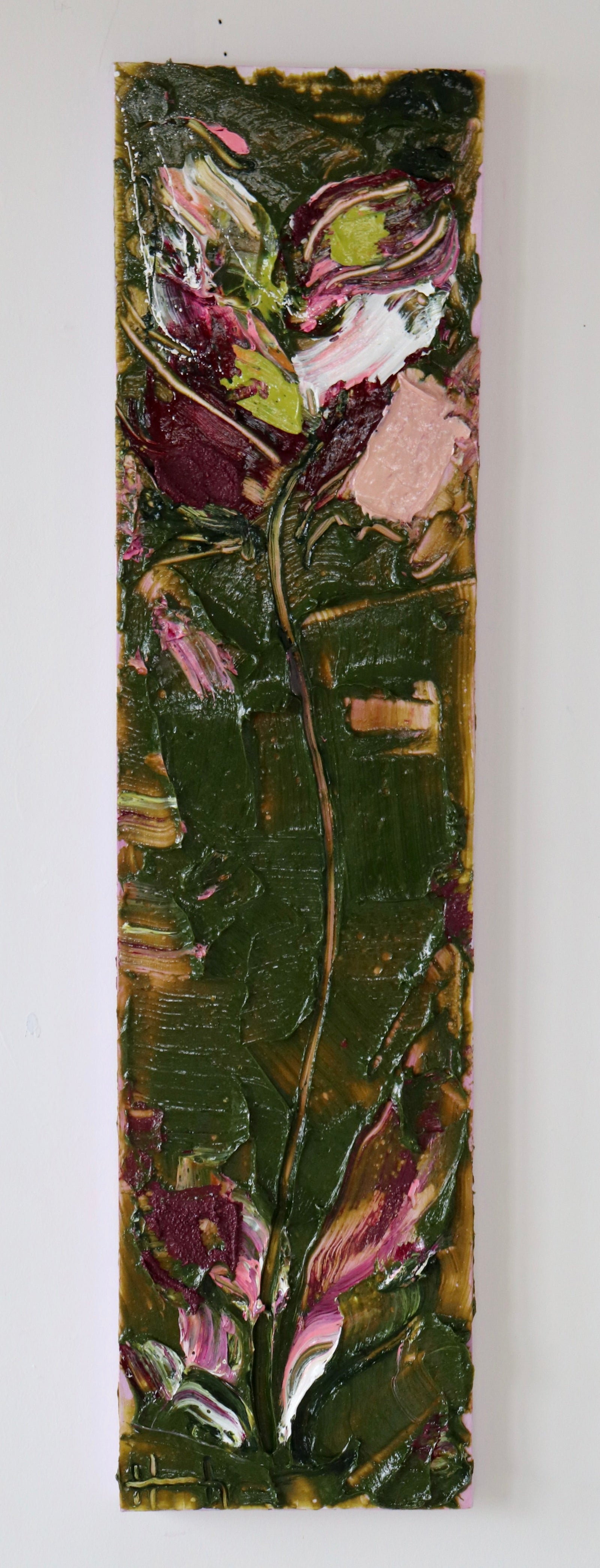 Still She Blooms.  Hanna Jane. Original floral painting