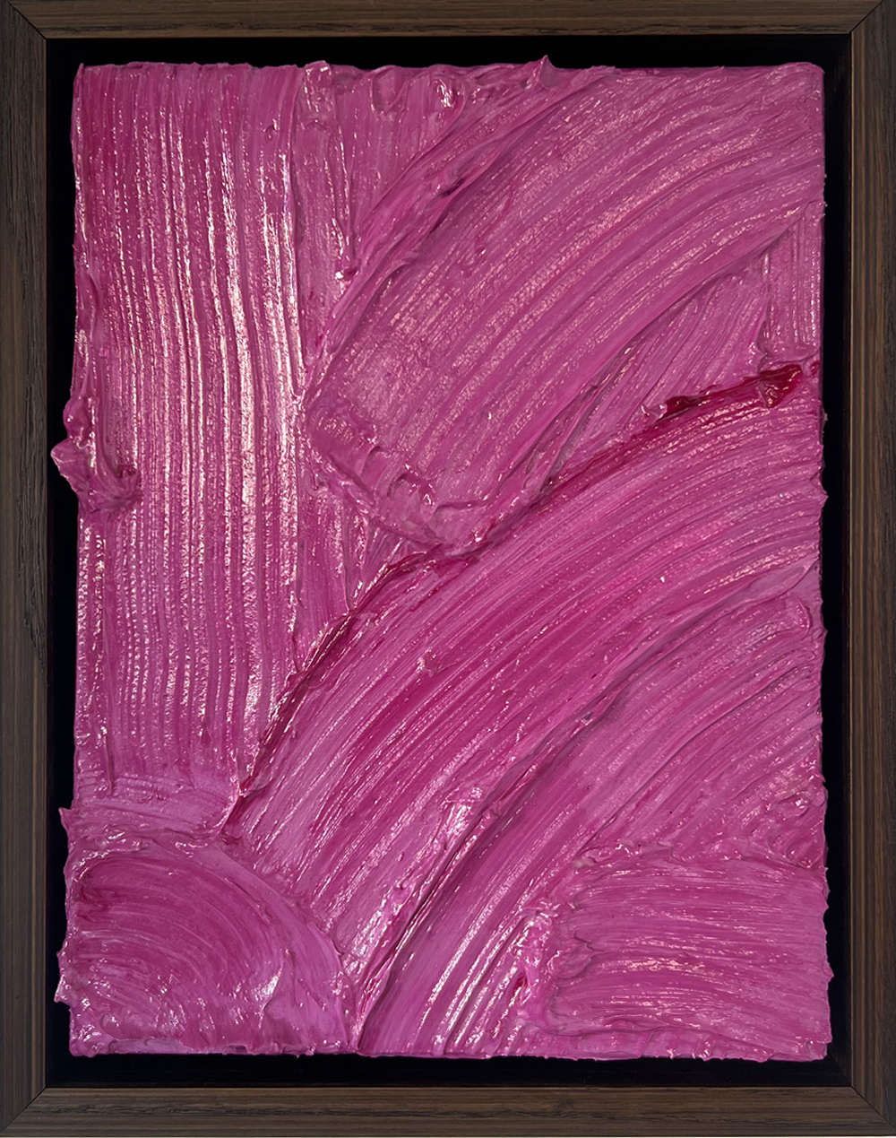 Acrylic and acrylic mediums on canvas panel painting Hannah Jane Swish