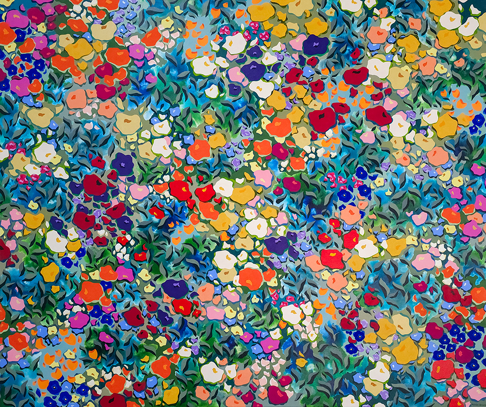 January Garden Alicia Beech The Happiness Project painting