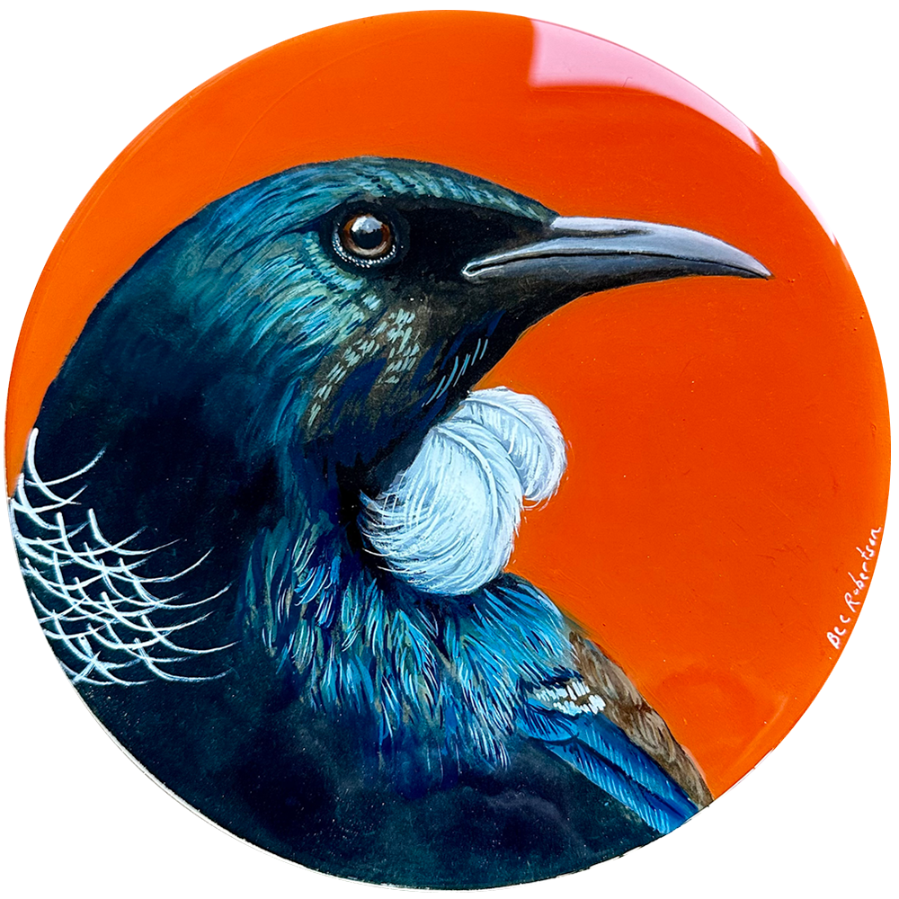 Morning Tui Ink and Resin Bec Robertson The Happiness Project