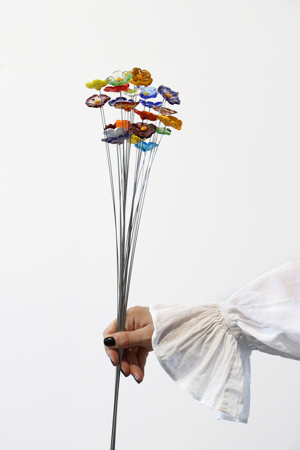 Happiness Blooms Murano Glass flowers Frances Hanson The Happiness Project