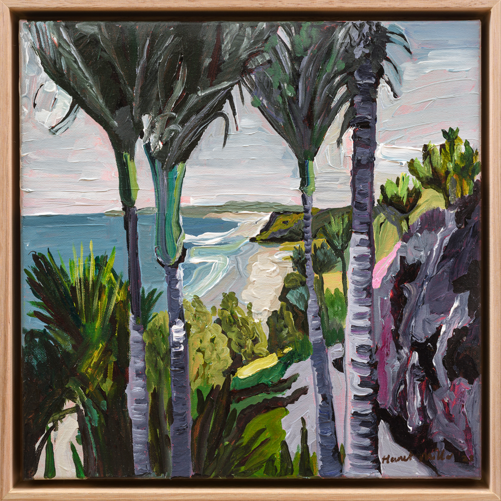 Coromandel 2 Mangawhai Heads Acrylic Painting by Harriet Millar